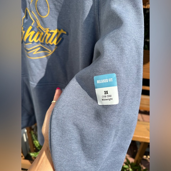 Carhartt Women's Relaxed Fit Midweight Logo Graphic Sweatshirt - Picture 4 of 9